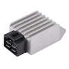 Keenso 4-Pin Connector Regulator Rectifier, 12V Regulator Rectifier for 50cc
