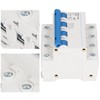 4P Miniature Circuit Breaker DIN Rail Mount Low Voltage Air