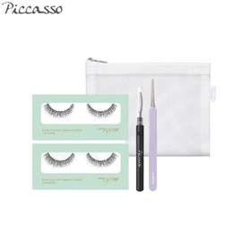 Other PICCASSO X EYEME Eyelash Special Set 5items, Eyelash#$%Tweezer:#39*2ea-Purple