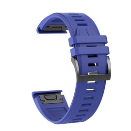 Fleshy Leaf Compatible with Fenix 7X 6X Band, 26mm Soft Watch Strap Replacement for Fenix 6X/Fenix 6X Pro/Fenix 5X/Fenix 5X Plus/D2 Delta PX/Tactix Charlie/Descent MK2i Smartwatches (Blue)