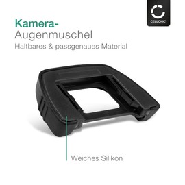 CELLONIC® DK-21 Viewfinder Eyecup Replacement for Nikon D7100 D200 D300 D70s D80 D90 Eyecup Viewfinder Eye Cup Eyepiece Camera View Finder Display Anti-Glare Camera Eyepiece