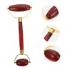 Angoily 1pc Agate Face Roller Tool Safe Facial Roller for