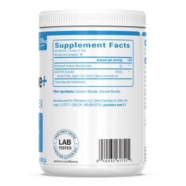 PEScience TruCreatine+, Pure Creatine Monohydrate and ElevATP Powder, 90 Servings