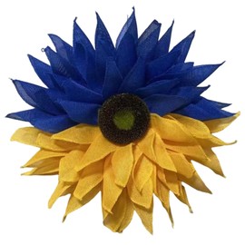 Ukraine Flag Sunflower Front Door Wreath Spring Decor Farmhouse Cottage Ukrainian for Home Porch Party Decoration