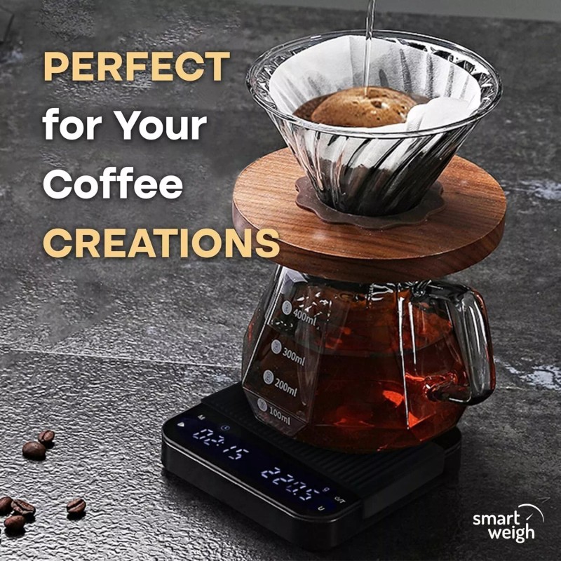 Smart Weigh High Precision Coffee Scale 3000g x 0.01g Digital