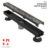 Hydroware Linear Shower Drain - Stainless Steel Rectangular Shower Floor