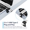 [2 in 1 USB C/A] Presentation Clickers, Powerpoint Clicker Wireless