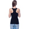 Zenana Women's Outfitters 4 Pack Basic Ribbed Racerback Tank Top,
