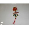 Vietnamese New Year Decorative Plastic Hanging Lantern with Firecracker 2"