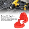 Denture Drill Bit Holder 28 Drill Bits Organizer Portable Denture