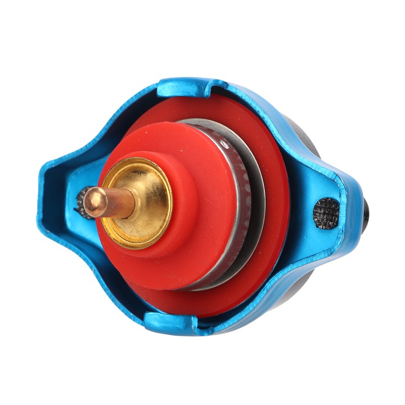 Aluminum Alloy Radiator Cap with Temperature Gauge Pressure Adjustment Leakproof