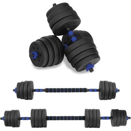 Altera Astral Juego de Mancuernas Ajustables de Cemento Discos ajustables, Cemento con ABS, Agarre antideslizante, Entrenamiento de fuerza,
