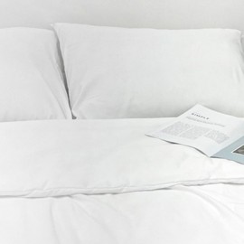 Hotel motel pension bedding, duvet cover and pillowcase provided Bedding cover Q set/white 5ea