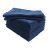 《HT-NA10 Quick Drying Thin Type》Hand Towel Set of 10 Navy