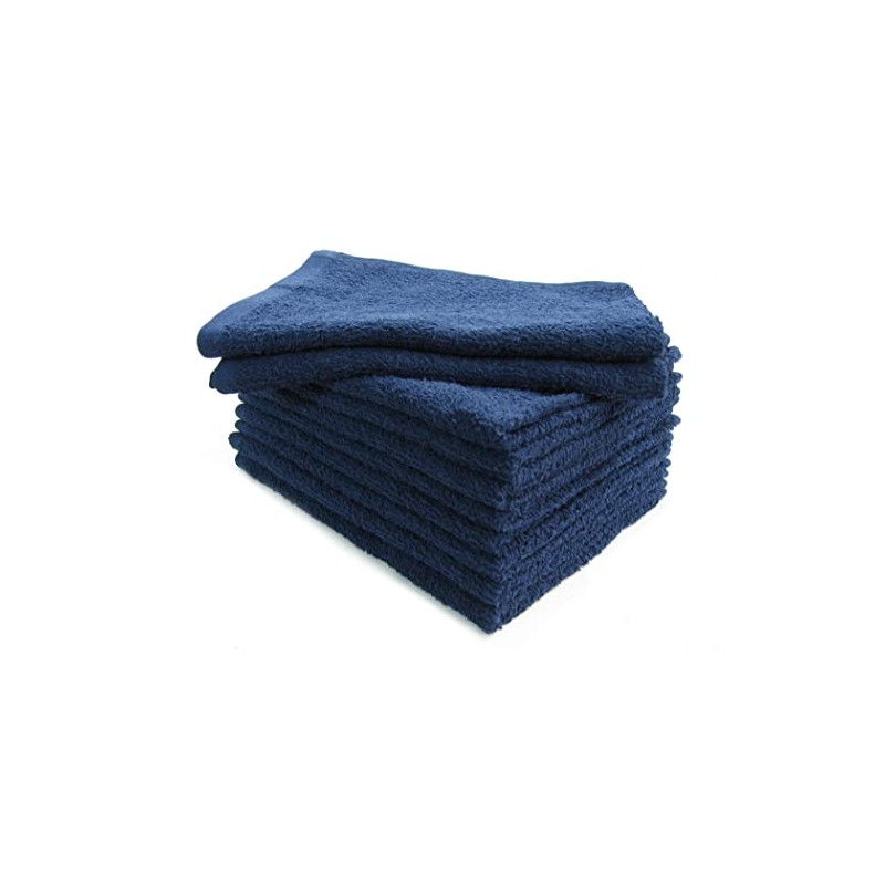《HT-NA10 Quick Drying Thin Type》Hand Towel Set of 10 Navy