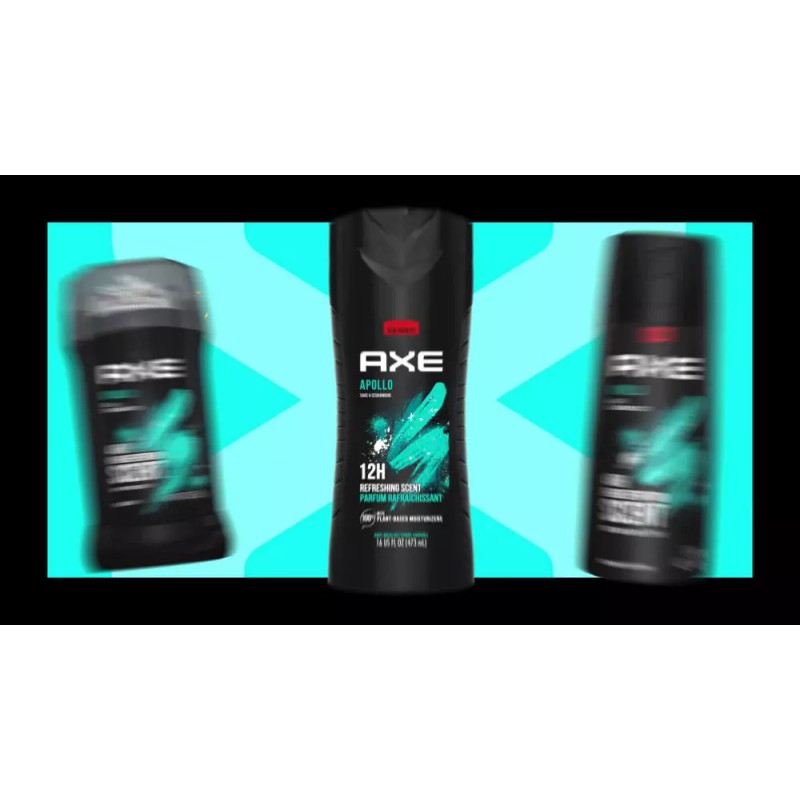 Axe Deodorant Stick for Men Apollo Sage & Cedarwood, 3
