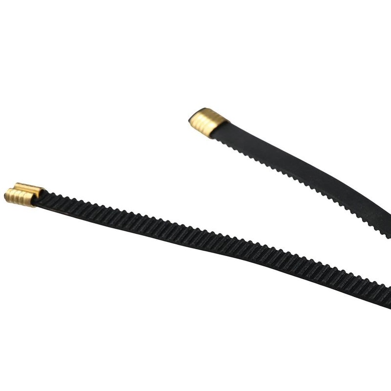 Fudeshe 3D Printer Synchronous Belt with Copper Buckle Carabiner,Bandwidth 6mm,Belts