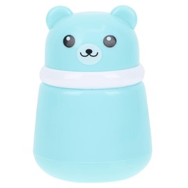 Caja De Polveras De Dibujos Animados En Forma De Oso Estuche Para Talco De Bebé Con Borla Recipiente Vacío Para Polvos Portátil Para Uso En Casa Y... 