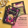 10 x Glitter Invitation Cards Cinema Cards Cinema Visit Cinema