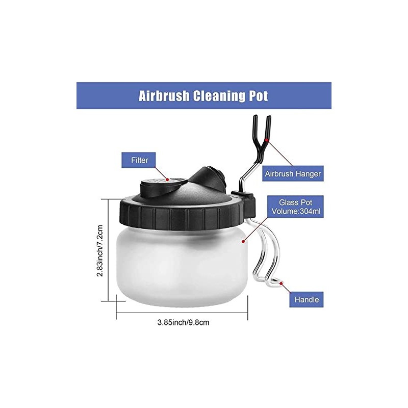EBEST 4 SET Airbrush Cleaning Kit Repair Tools Needle Nozzle