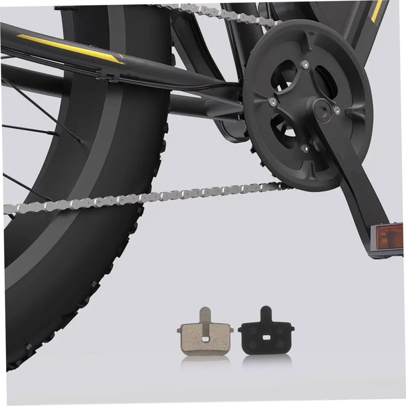 WOONEKY 5 Pairs Semi Metallic Mountain Cycling Brake Pads Hydraulic