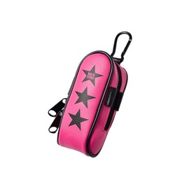 BACK SPIN! Star Ball Pouch with Star Carabiner Tee Holder, Pack of 3 (Pink), Pink, Casual