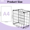 volepet Vinyl Storage Rack 25-Holes Metal Vinyl Roll Holder Black