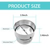 ANPTGHT 4 Inch Draft Blocker Backdraft Damper Duct Draft Stopper,