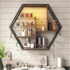 Saudism Floating Shelves with Lights, Led Shelves for Wall, Gaming