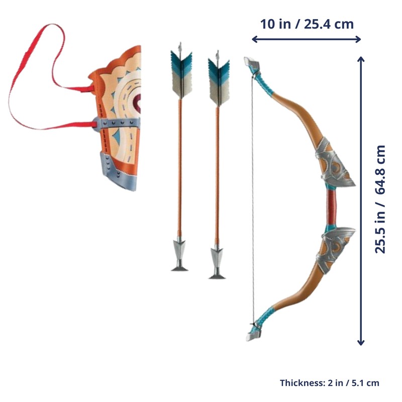 FUNTICAL Disguise Link Sword + Shield + Bow and 2