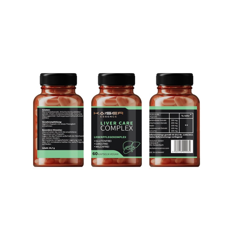 Liver Care Complex | Supplement | 60 Kaps. | Nahrungsergänzung