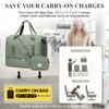 Travel Duffel Bag, Weekender Bags for Women with Shoe Compartment,2Pcs