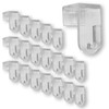 Window Hooks, Decorative Hooks, Transparent, Set of 20, 35 x