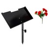 Grave Marker Stand Marker Holder Iron Anti Fade Easy Assembly
