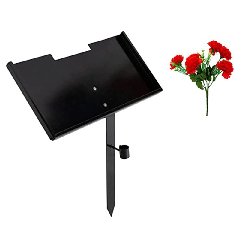 Grave Marker Stand Marker Holder Iron Anti Fade Easy Assembly