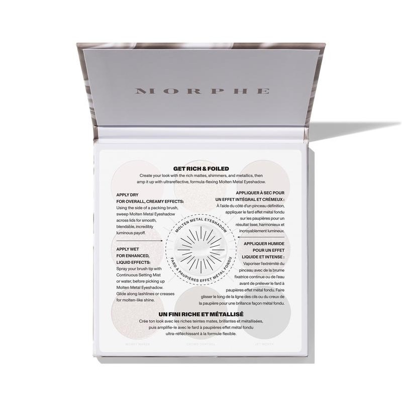 Morphe Rich & Foiled Artistry Palette, Eye Shadow Palette -