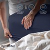 Komfortec King Fitted Sheet 100% Cotton, 11 inch (30 cm)