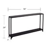 SEI Furniture Bergen Narrow Metal Console Table, Dining Room With
