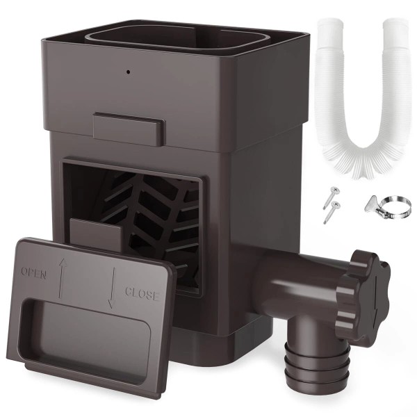 Anivia Rainwater Collection System, Downspout Diverter Fits for 2x3 or