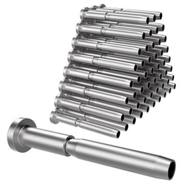 BLIKA 50 Pack 3/16" Invisible Cable Railing kit, T316 Stainless Steel Invisible Receiver and Swage Stud End for 3/16 Inch Cable Railing, Deck Stair Threaded End Fitting for 2"x2" Wood & Metal Posts