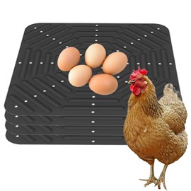 Durable Washable Chicken Nesting Pads for Coop - 12x12 Inch Reusable Nest Box Mats, 4PCS Soft Plastic Liners for Egg Laying Hens - Easy Clean, Leakproof, Premium Quality