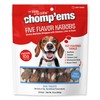 CHOMP 'EMS Five Flavor Kabobs Dog Treats - Beefhide Chewstick