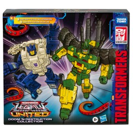 Transformers Transformers Legacy United Doom ‘n Destruction Collection, Bludgeon & Rukus, Mayhem Attack Squad Converting Action Figure 2-Pack, 8+ ( Exclusive)