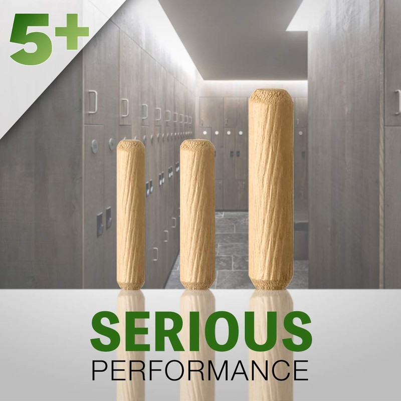 5Plus 21 Pcs Assorted Wooden Dowels – M6, M8, M10