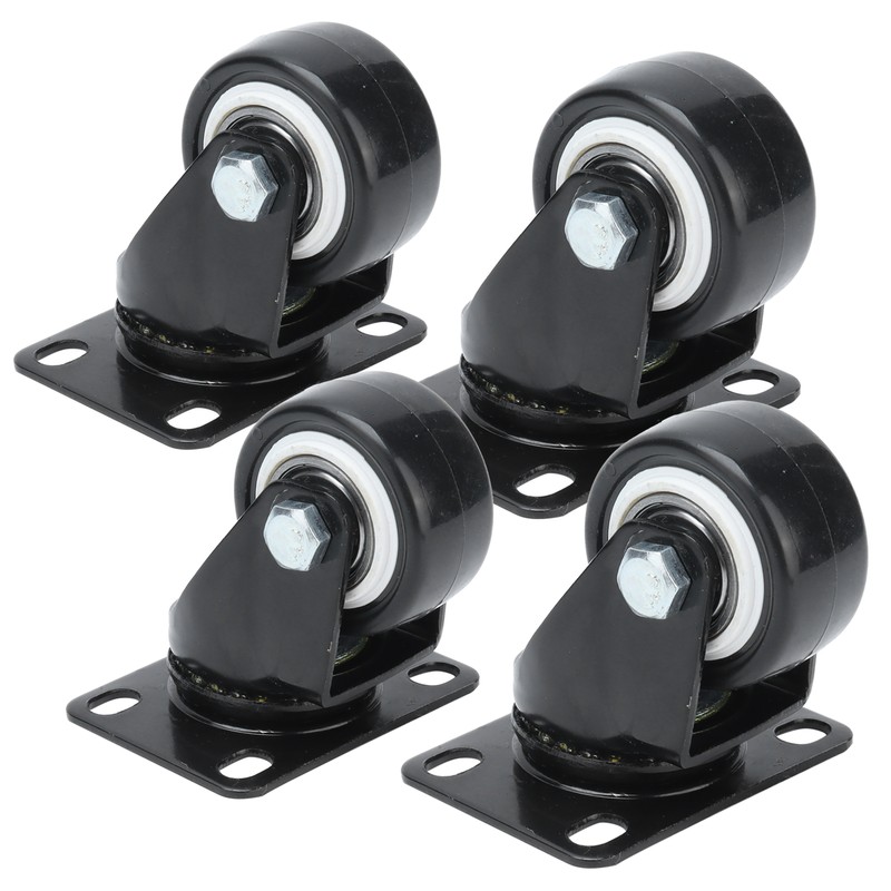 4PCS 1.5 Inch Universal Wheel 360° Rotation Heavy Caster Silence