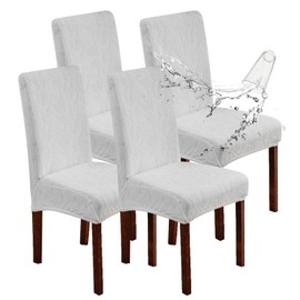 YUEANG Waterproof Dining Chair Covers, Chair Covers for Dining Room Stretch Parsons Chair Slipcover, for Dining Room Kitchen Chair Protector Cover, Removable, Washable