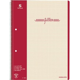 コクヨ ノート リングノート 再生紙 A4 5mm方眼罫ス-15SN