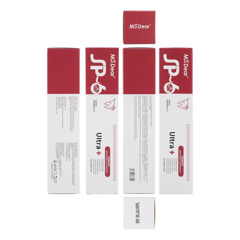 6-1Pack Probiotic Toothpaste SP-6 Whitening Tooth Oral Hygiene Clean Fresh