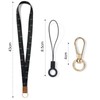 Vicloon Lanyard, Lanyard for Keys, with 2 Accessories, Double-Sided Print