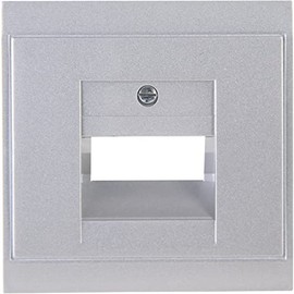 Kopp Malta 333120189 Cover for UAE Connection Socket, Silver